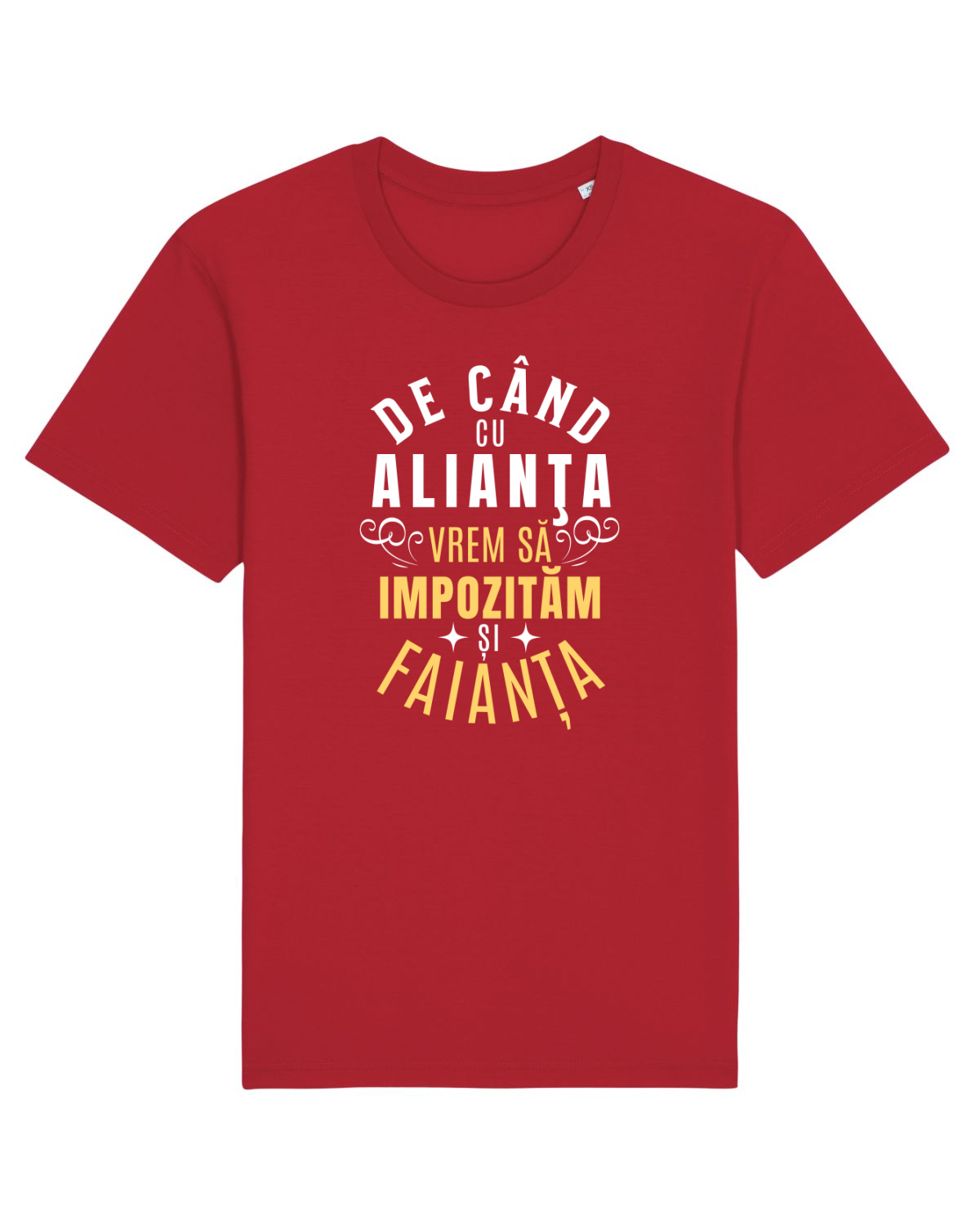 Tricou mânecă scurtă Unisex Rocker Red
