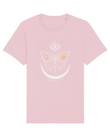 Mystical Moth Kindness is Magic Cotton Pink
