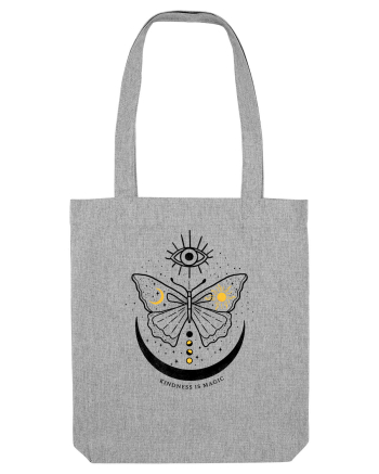 Mystical Moth Kindness is Magic Heather Grey