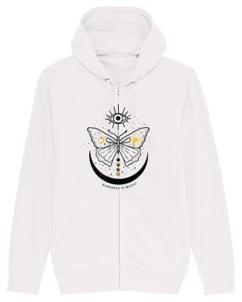 Mystical Moth Kindness is Magic White