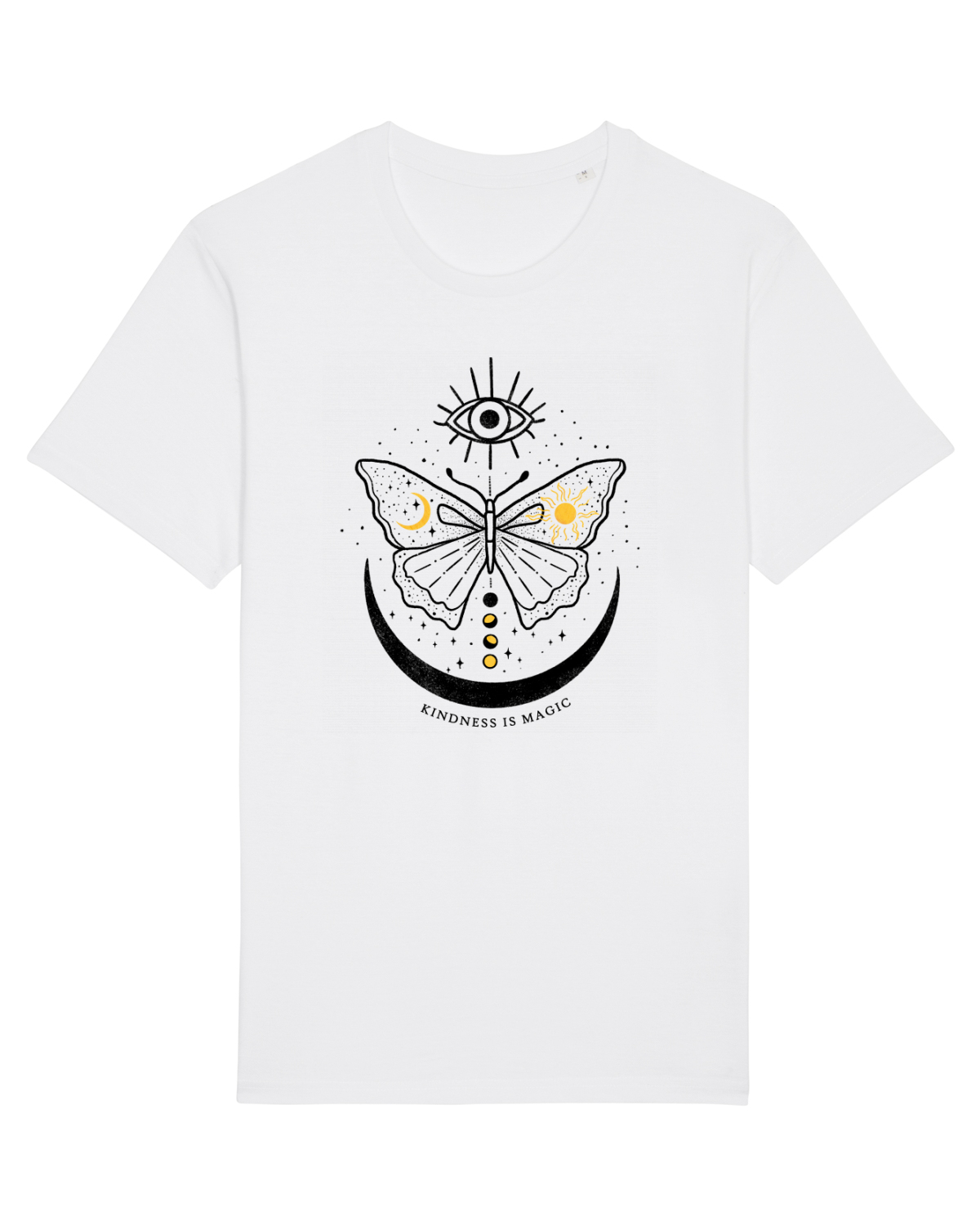 Tricou mânecă scurtă Unisex Rocker White