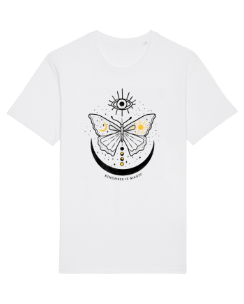 Mystical Moth Kindness is Magic White