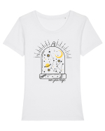 Own Your Magic Tricou mânecă scurtă guler larg fitted Damă Expresser
