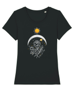 Stay in Your Magic Tricou mânecă scurtă guler larg fitted Damă Expresser