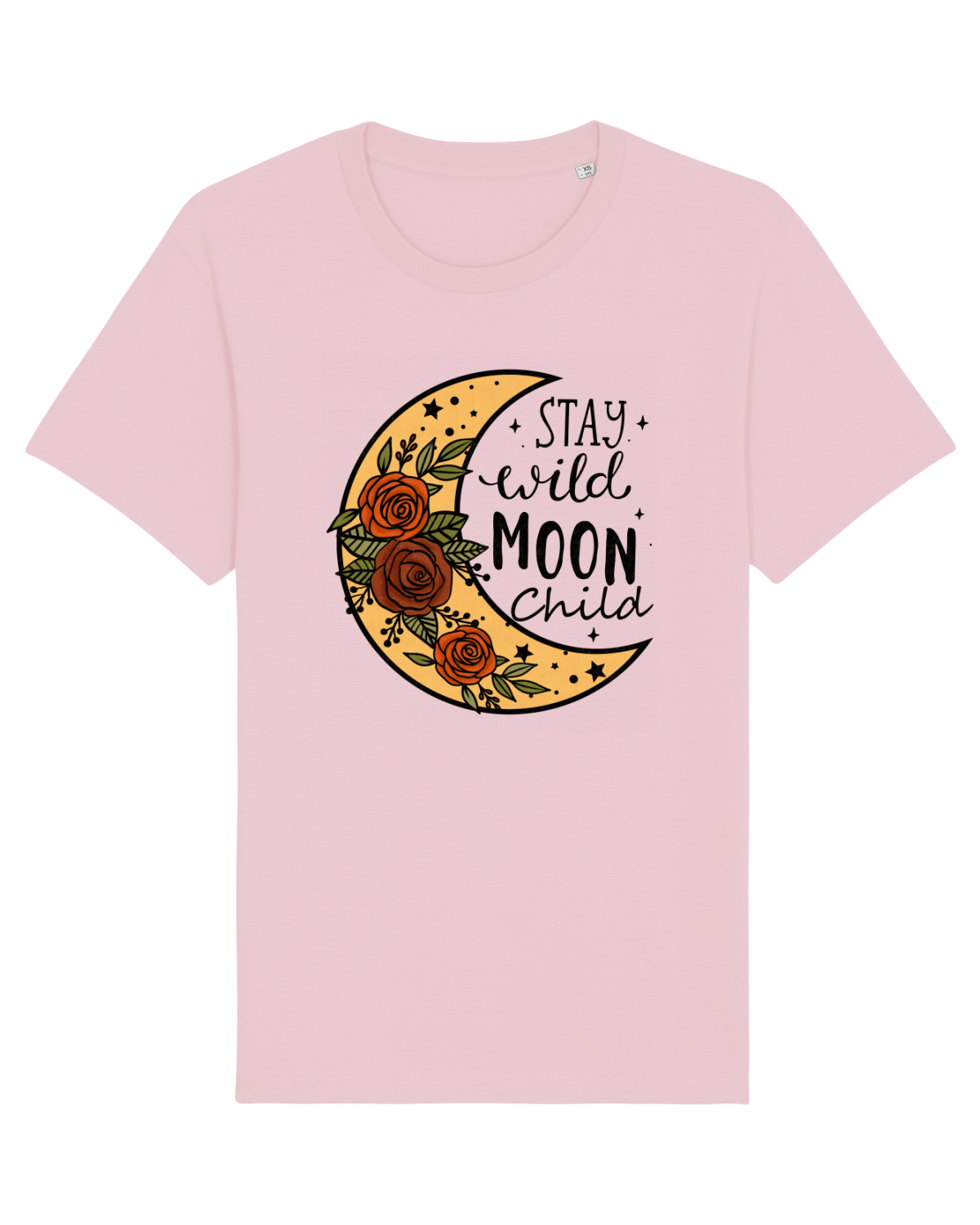 Tricou mânecă scurtă Unisex Rocker Cotton Pink