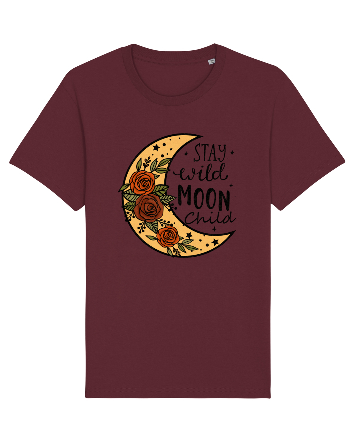Tricou mânecă scurtă Unisex Rocker Burgundy