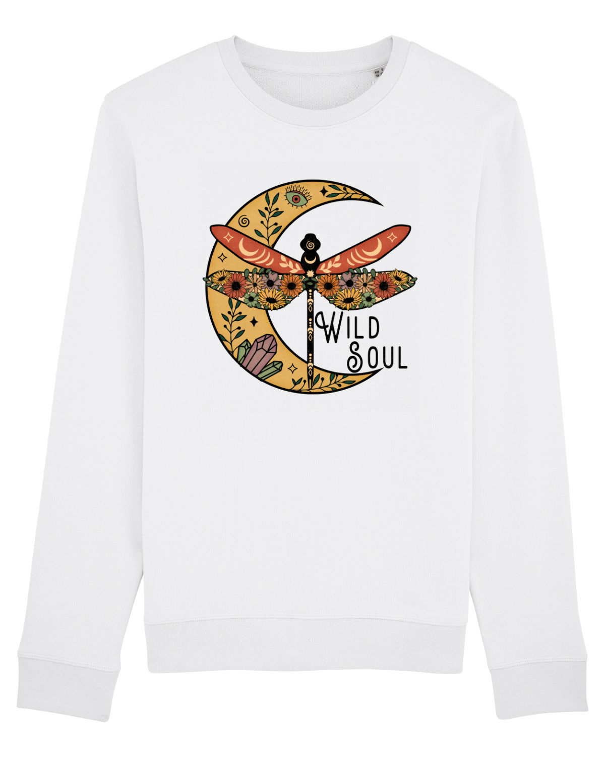 Bluză mânecă lungă Unisex Rise White