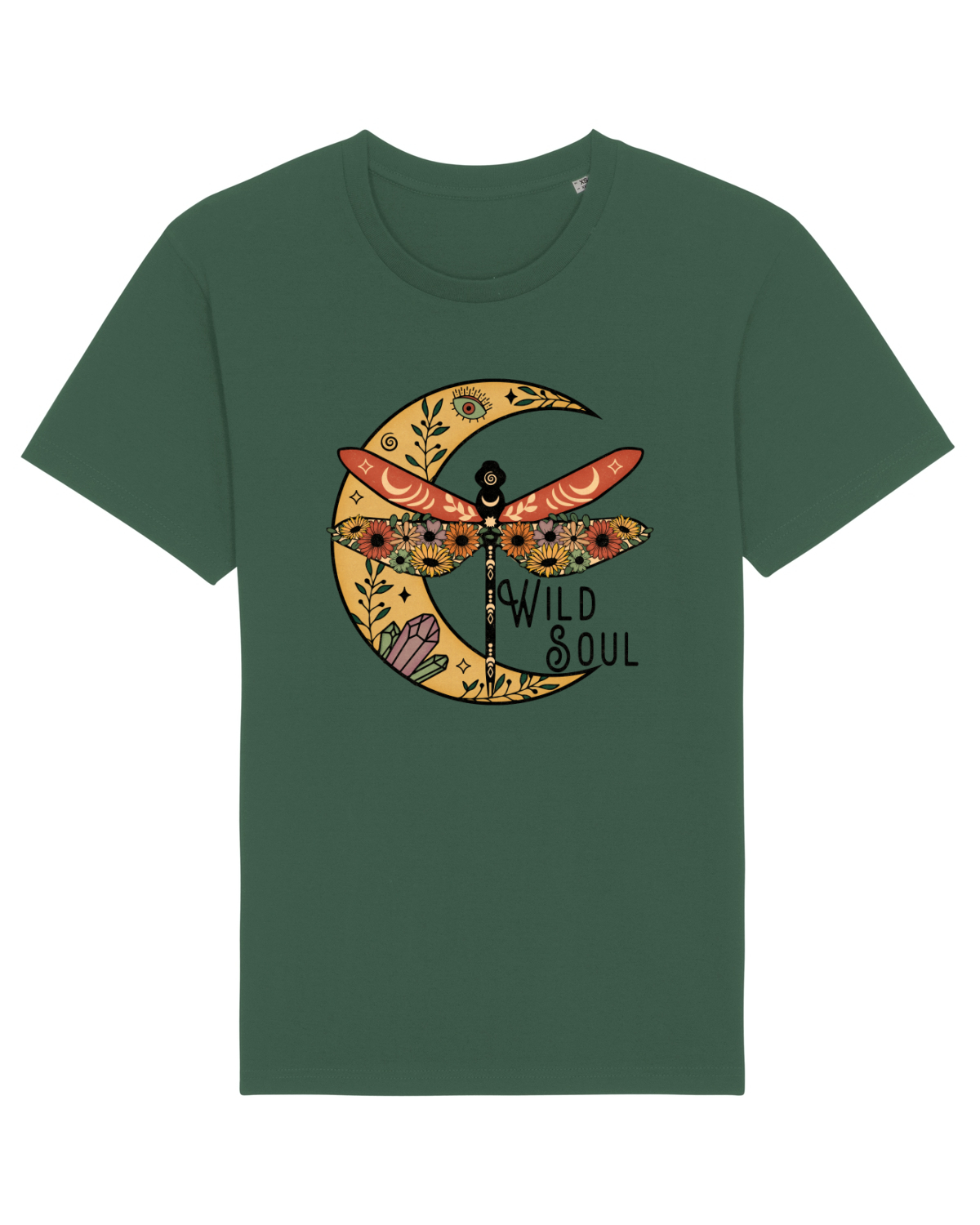 Tricou mânecă scurtă Unisex Rocker Bottle Green