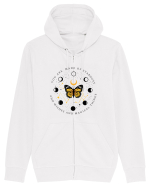 You are made of stardust and wishes and magical things Hanorac cu fermoar Unisex Connector