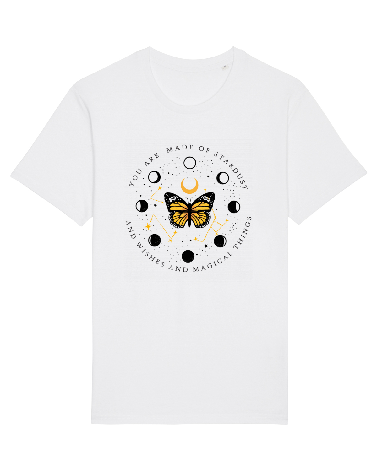 Tricou mânecă scurtă Unisex Rocker White