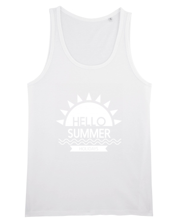 Hello Summer Holidays White