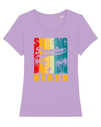 Surfing Paradise Beach Lavender Dawn
