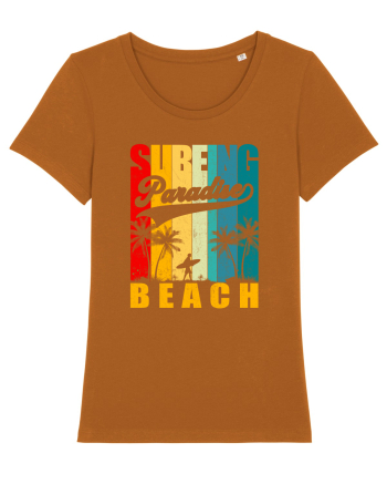Surfing Paradise Beach Roasted Orange