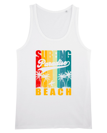 Surfing Paradise Beach White