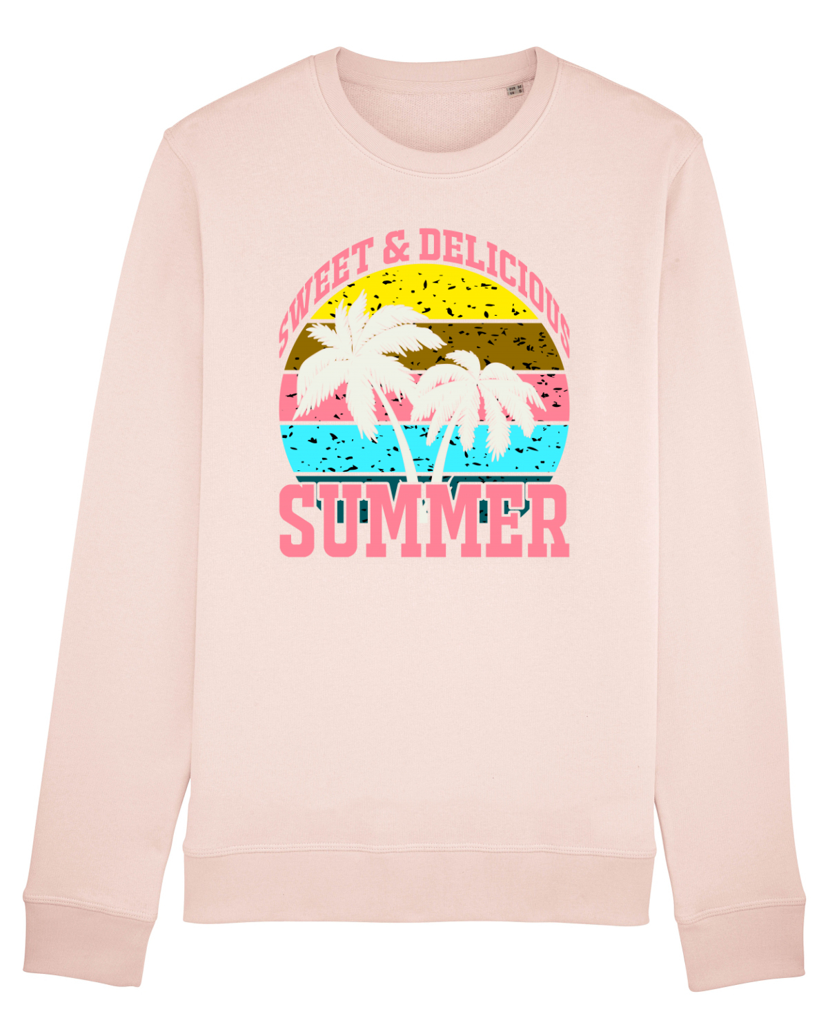 Bluză mânecă lungă Unisex Rise Candy Pink