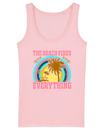 The Beach Fixes Everything Cotton Pink