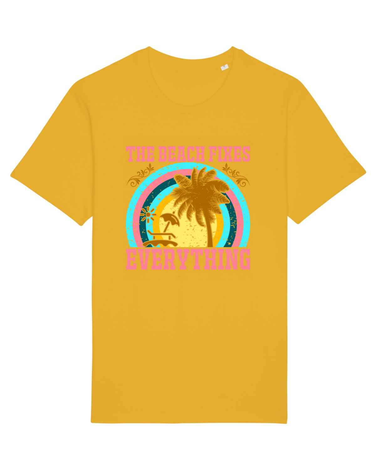 Tricou mânecă scurtă Unisex Rocker Spectra Yellow
