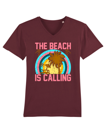 The Beach is Calling Burgundy