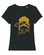 Pesti Tricou mânecă scurtă guler larg fitted Damă Expresser