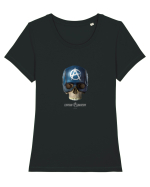 Craniu captain anarchy Tricou mânecă scurtă guler larg fitted Damă Expresser