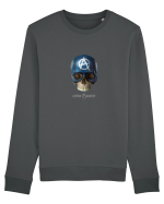Craniu captain anarchy Bluză mânecă lungă Unisex Rise