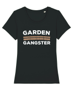 Garden Gangster Tricou mânecă scurtă guler larg fitted Damă Expresser