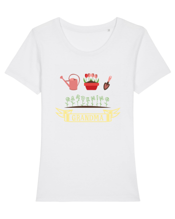 Gardening Grandma White