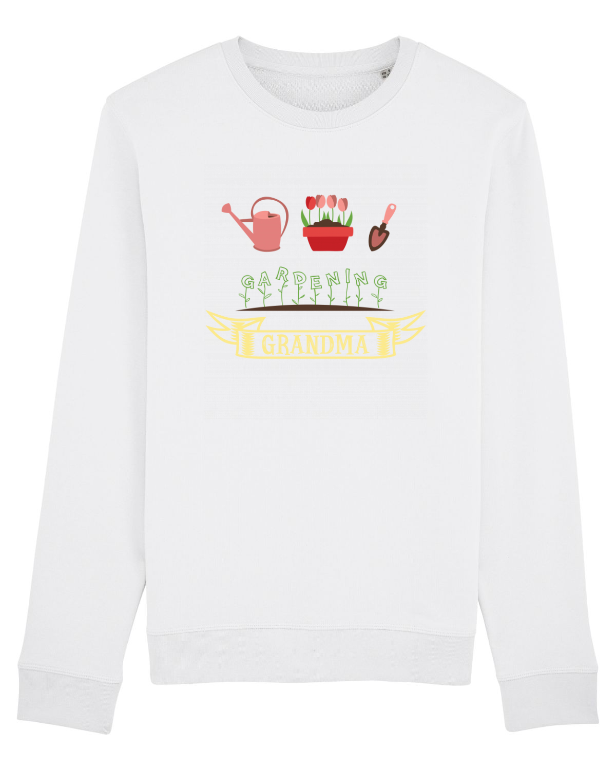 Bluză mânecă lungă Unisex Rise White