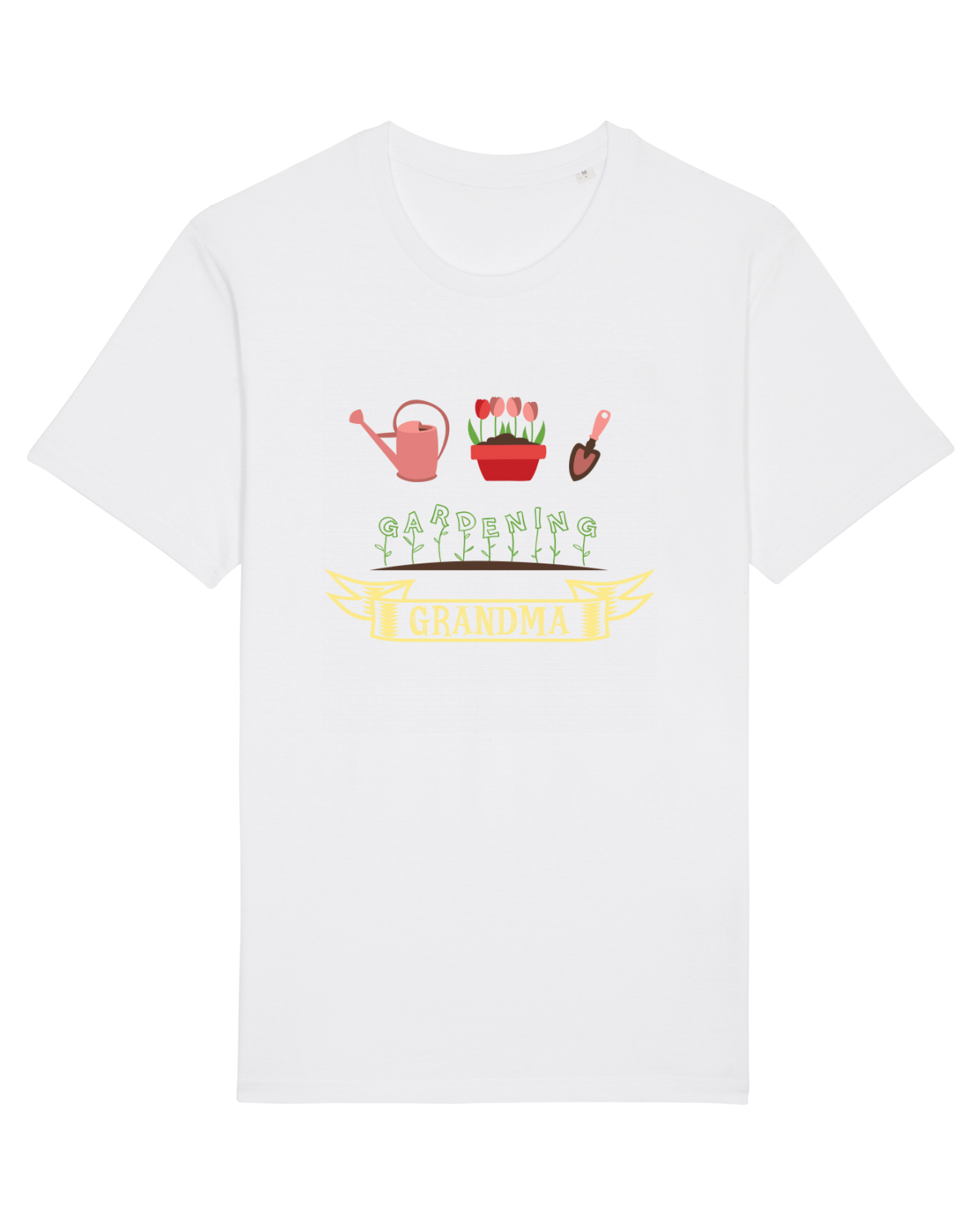 Tricou mânecă scurtă Unisex Rocker White