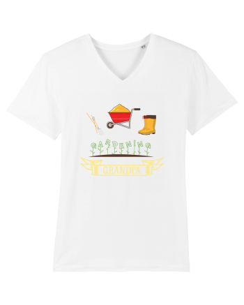 Gardening Grandpa White