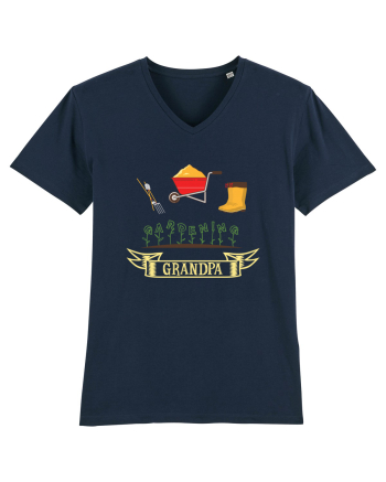 Gardening Grandpa French Navy