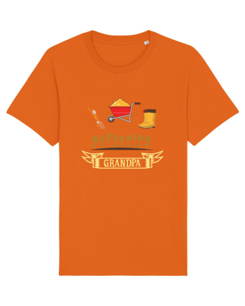Gardening Grandpa Bright Orange