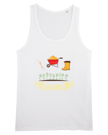 Gardening Grandpa White