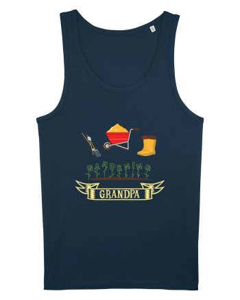 Gardening Grandpa Navy