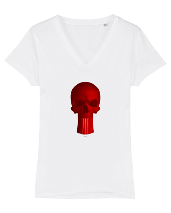 Craniu punishskull red White