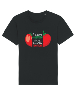 I Love Gardening from My Head Tomatoes Tricou mânecă scurtă Unisex Rocker