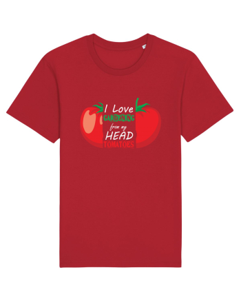 I Love Gardening from My Head Tomatoes Red