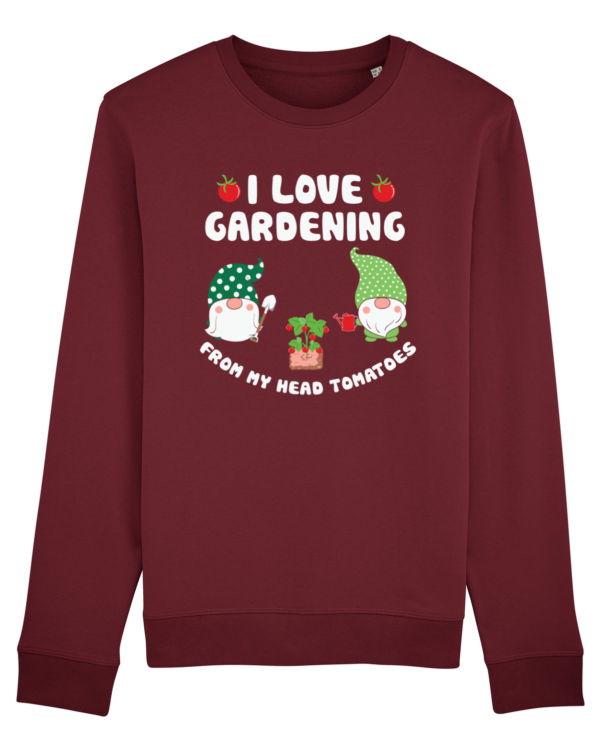 Bluză mânecă lungă Unisex Rise Burgundy