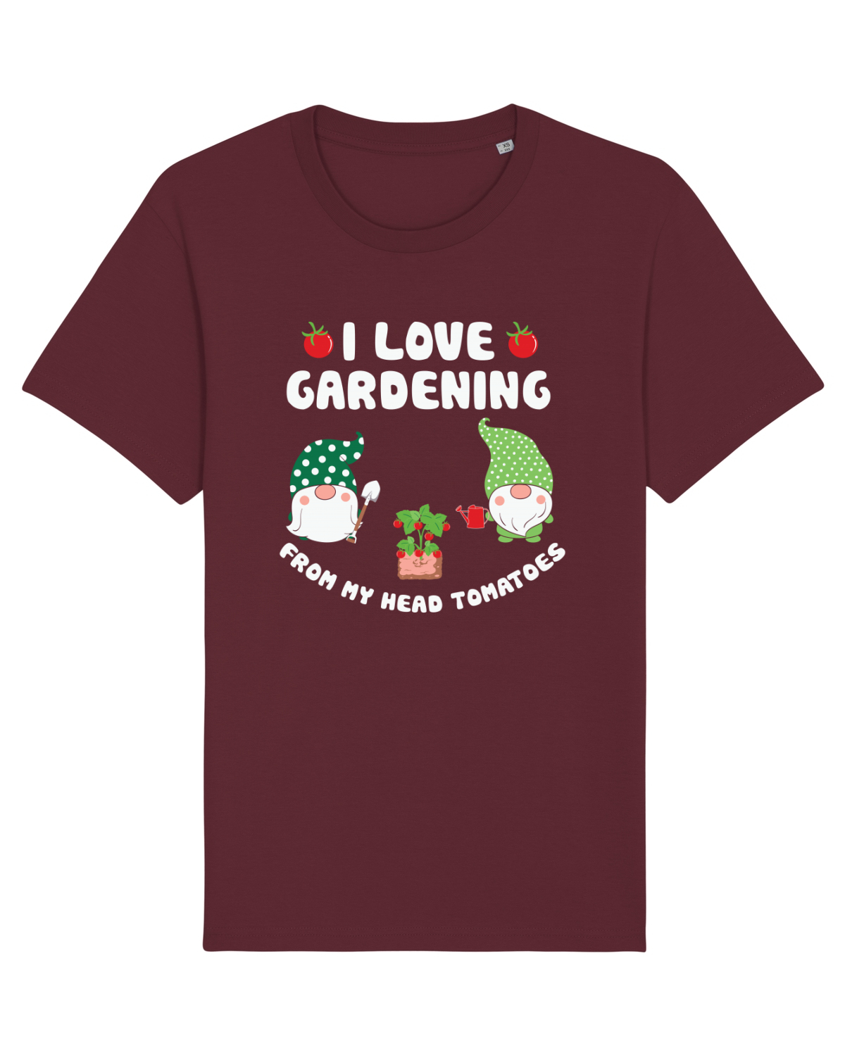 Tricou mânecă scurtă Unisex Rocker Burgundy