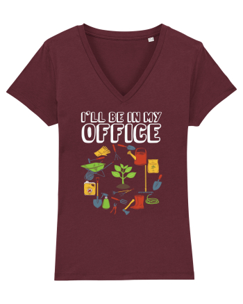 I'll Be In My Office Burgundy