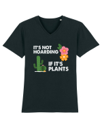 It's Hoarding If It's Plants Tricou mânecă scurtă guler V Bărbat Presenter