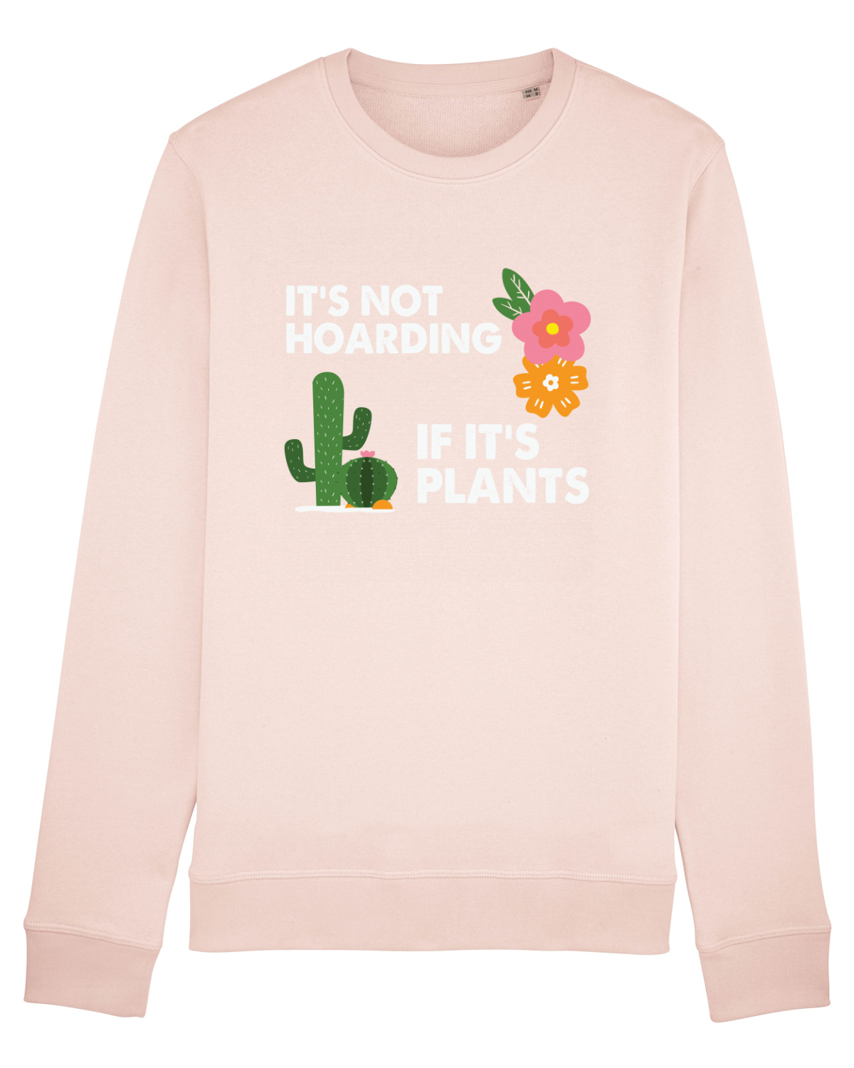 Bluză mânecă lungă Unisex Rise Candy Pink