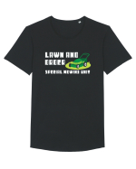 Lawn and Order Special Mowing Unit Tricou mânecă scurtă guler larg Bărbat Skater
