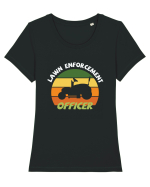 Lawn Enforcement Officer Tricou mânecă scurtă guler larg fitted Damă Expresser