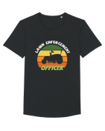 Lawn Enforcement Officer Tricou mânecă scurtă guler larg Bărbat Skater