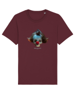 Craniu clown - skullclown Tricou mânecă scurtă Unisex Rocker
