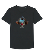 Craniu clown - skullclown Tricou mânecă scurtă guler larg Bărbat Skater