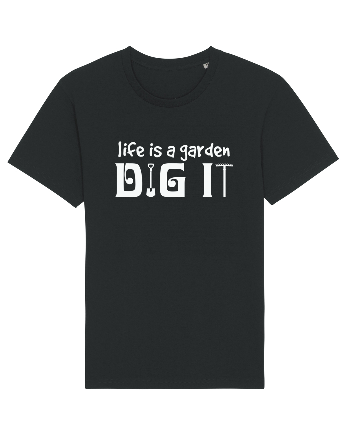 Tricou mânecă scurtă Unisex Rocker Black