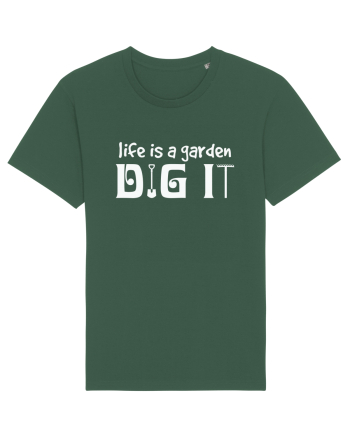 Life is a Garden Dig It Bottle Green