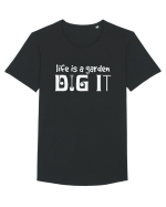 Life is a Garden Dig It Tricou mânecă scurtă guler larg Bărbat Skater